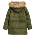 4F Haki Kız Çocuk Montu HJZ21 JKUD001 43S Şık ve Kullanışlı Model - Görsel 3