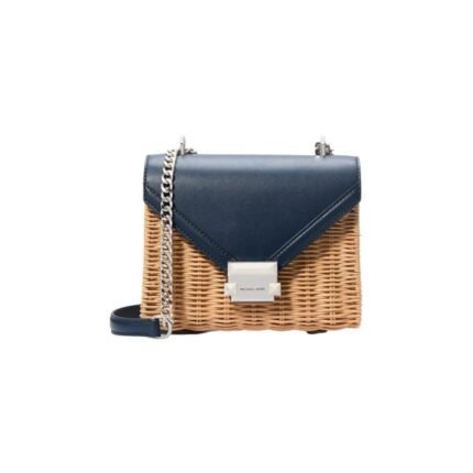 Michael Kors Whitney Navy Omuz Çantası - Mavi (21 x 18 x 7 cm)
