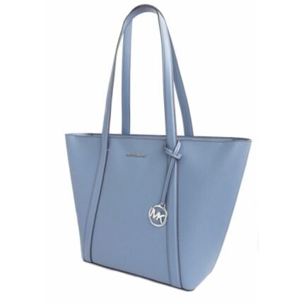 Michael Kors Pratt Denim Kadın El Çantası - Mavi (28 x 28 x 13 cm)