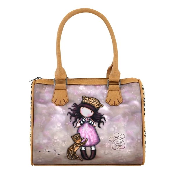 hand-bag-gorjuss-leopard-28-x-22-x-13-cm_452012 (1) Çanta - Gorjuss Leopard El Çantası - Şık ve Pratik Kullanım Kolaylığı - Ana Görsel
