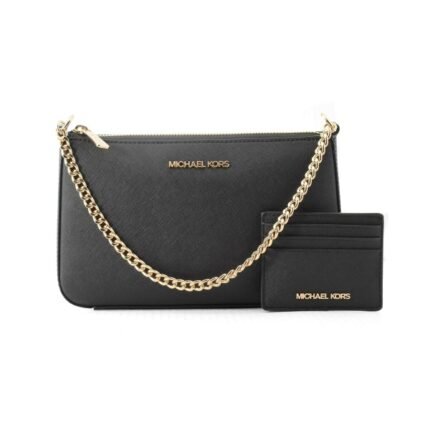 Çanta - Michael Kors Siyah Kanvas Kadın El Çantası 35S2GGZD6L - Modern Siyah Kanvas Çanta - Ana Görsel