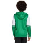 Çocuk - Adidas Squadra 25 Hoody Çocuk Sweatshirt Yeşil-Beyaz JP3386 - Modern Çocuk Sweatshirt Modelleri - Görsel 3