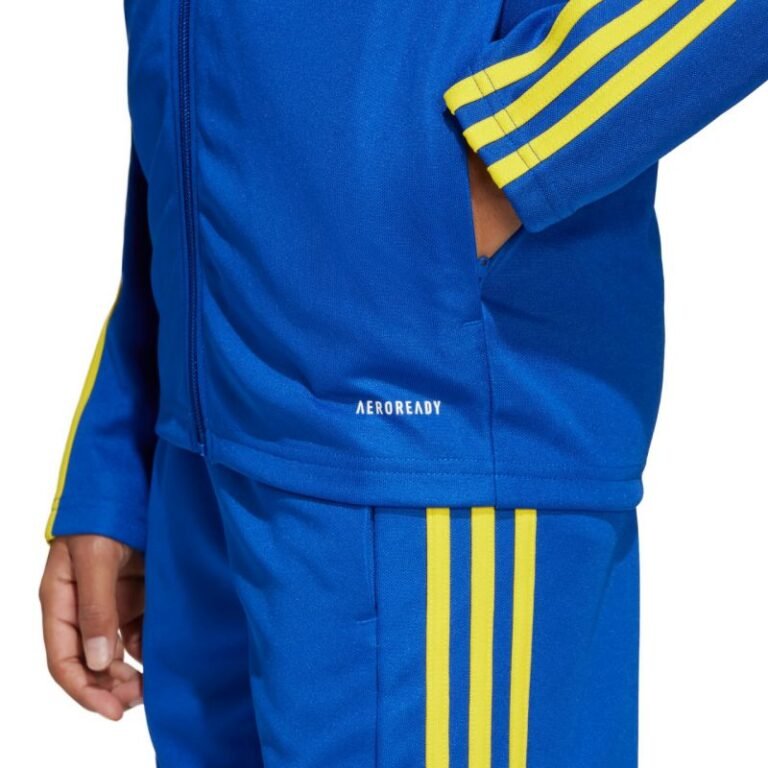 Çocuk - Adidas Squadra 25 Mavi Çocuk Eşofman Üstü JP3150 - Rahat ve Şık Spor Giyim - Görsel 2