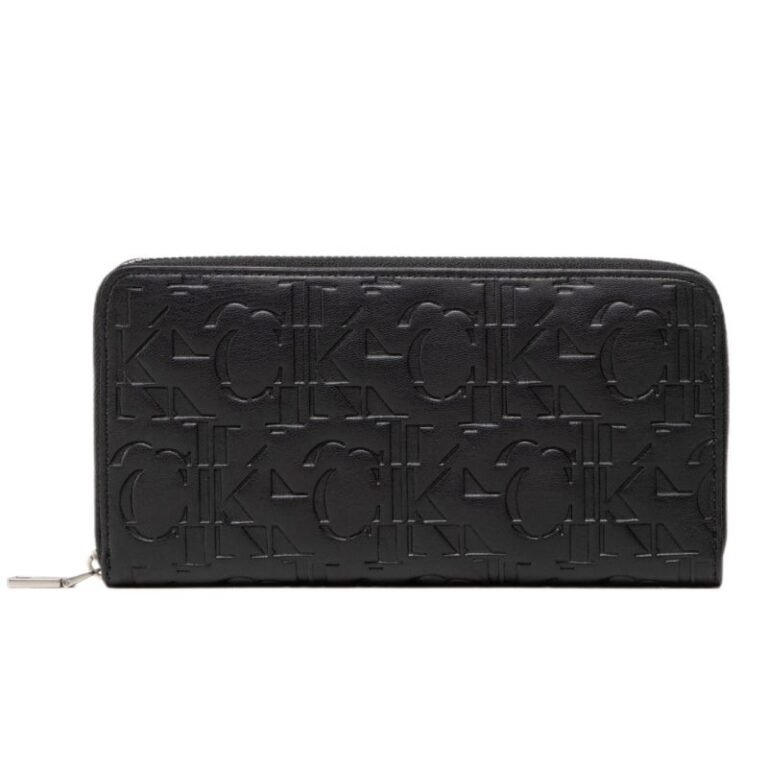 Çanta - Calvin Klein Jeans Sleek Zip Around Cüzdan K60K609823 - Ana Görsel