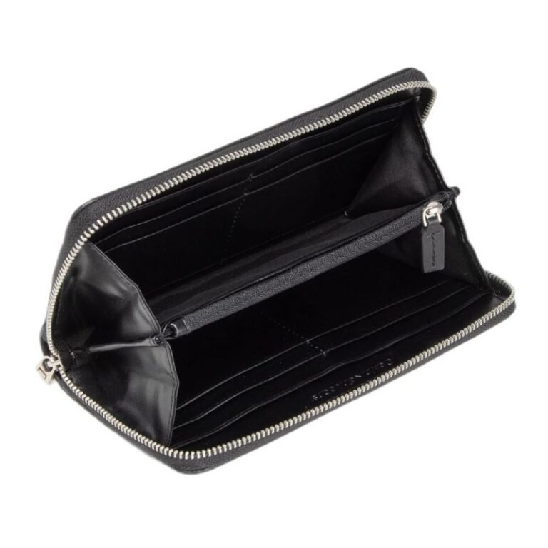 Çanta - Calvin Klein Jeans Sleek Zip Around Cüzdan K60K609823 - Görsel 2