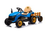 Çocuk - Bbh-030 Mavi Akülü Traktör ile Güçlü Motor ve Kumanda Eğlencesi - Görsel 5