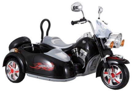 Çocuk - SX138 Siyah Sepetli Elektrikli Çocuk Motosikleti ile Güvenli Sürüş - Ana Görsel