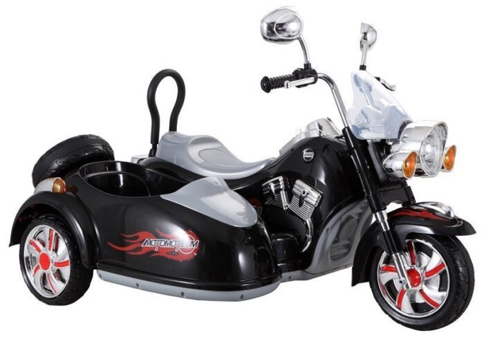 Çocuk - SX138 Siyah Sepetli Elektrikli Çocuk Motosikleti ile Güvenli Sürüş - Ana Görsel