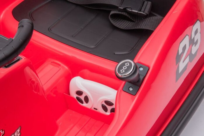 Çocuk - GTS1166 Kırmızı Elektrikli Yarış Arabası ile Eğlenceli Yarış Deneyimi - Görsel 6