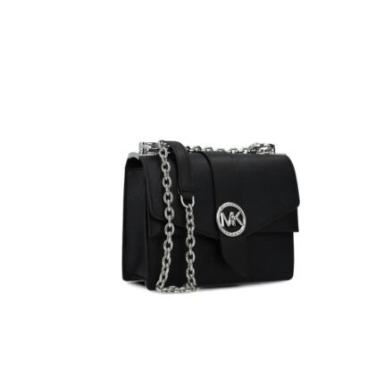 Michael Kors GREENWICH Omuz Çantası – Siyah (20 x 17 x 7 cm)