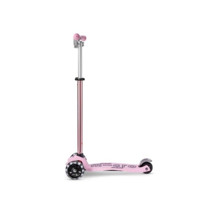 Çocuk - Maxi Micro Deluxe Pro LED Pembe Elektrikli Scooter ile Eğlenceli Yolculuk - Görsel 4
