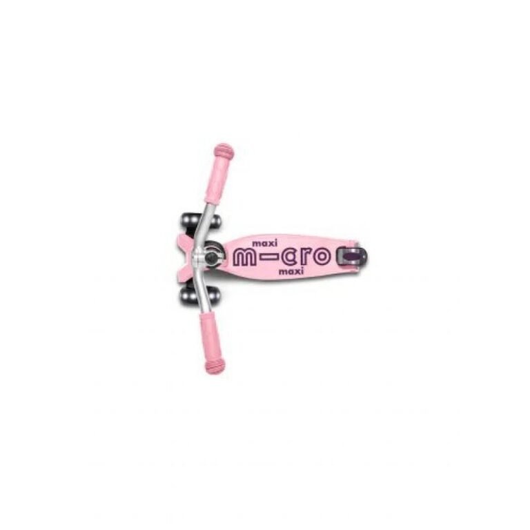 Çocuk - Maxi Micro Deluxe Pro LED Pembe Elektrikli Scooter ile Eğlenceli Yolculuk - Görsel 2