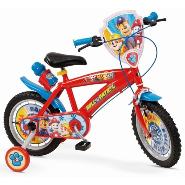 Çocuk - 14 İnç Kırmızı Paw Patrol Toimsa Çocuk Bisikleti ile Eğlenceli Maceralar - Ana Görsel