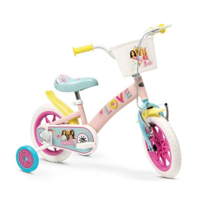 Çocuk - 12 İnç Barbie Toimsa Çocuk Bisikleti EN71 1165 ile Renkli Sürüş Keyfi - Ana Görsel