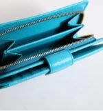 Çanta - Dolce Gabbana Açık Mavi Deri Bifold Kadın Cüzdan - Kullanışlı ve Şık - Görsel 3