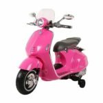 Çocuk - MINI VESPA Pembe Elektrikli Motosiklet - Çocuklar İçin Eğlenceli ve Güvenli Araç - Ana Görsel