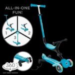 Çocuk - GOUP ACTIVE LIGHTS 360 Oturaklı Işıklı Scooter - 749-300 Modeli - Görsel 8