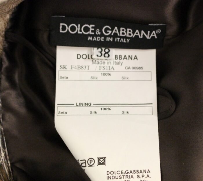 Dolce & Gabbana Şık Çiçek Desenli İpek Etek Kadın - Görsel 6