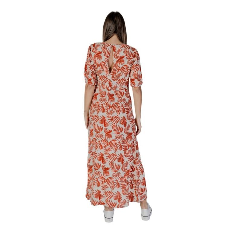 B.Young Kırmızı Viskon Elbise