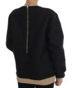 Dolce & Gabbana Büyülü Sıralı Siyah Brokar Kazak - Görsel 3