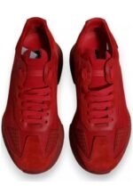 Erkek - Dolce Gabbana Kırmızı Deri Daymaster Sneaker - 42 Numara Şık Tasarım - Görsel 4