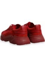 Erkek - Dolce Gabbana Kırmızı Deri Daymaster Sneaker - 42 Numara Şık Tasarım - Görsel 2