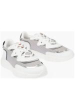 Ayakkabılar - Moschino LOVE RUNNING35 Deri ve Kumaş Kadın Sneaker - Ana Görsel