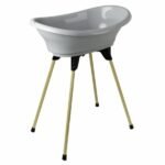 Bebek - ThermoBaby Vasco Gri Bebek Küveti - Konforlu Bebek Banyo Küveti - Görsel 2