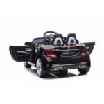 Çocuk - Ociotrends Mercedes Benz 12V Siyah Elektrikli Çocuk Arabası - Görsel 3