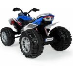 Çocuk - Injusa Rage 12V Elektrikli ATV Mavi Beyaz - Eğlenceli Dört Teker Sürüş - Ana Görsel