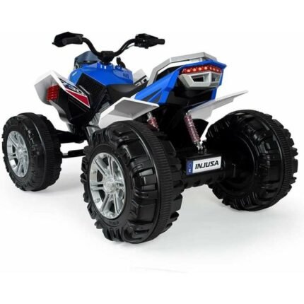 Çocuk - Injusa Rage 12V Elektrikli ATV Mavi Beyaz - Eğlenceli Dört Teker Sürüş - Ana Görsel