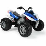 Çocuk - Injusa Rage 12V Elektrikli ATV Mavi Beyaz - Eğlenceli Dört Teker Sürüş - Görsel 2