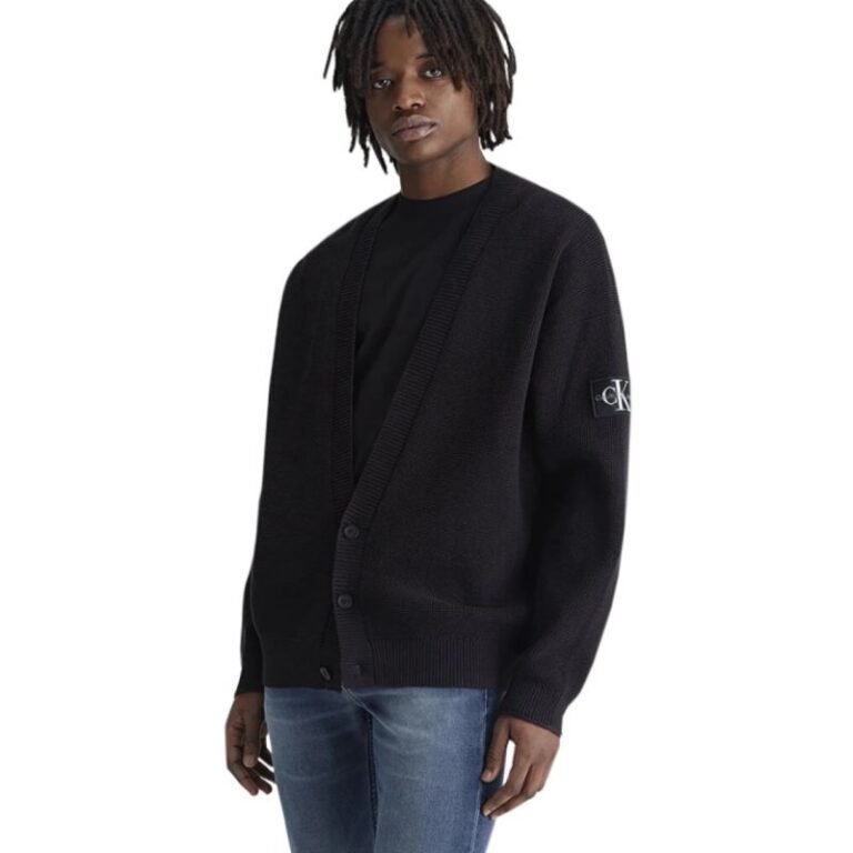 Erkek - Calvin Klein Siyah Pamuklu Kazak Sweatshirts (Erkek, Black) - Görsel 2