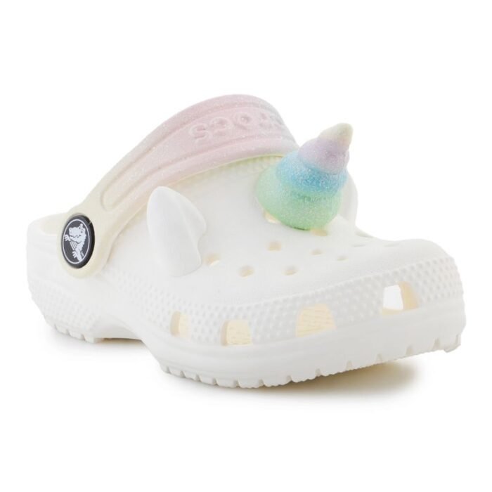 xlarge_clean - 2025-06-04T180140.716 Crocs Classic I AM Rainbow Unicorn Çocuk Terlik - Görsel 1