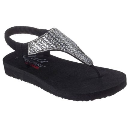 Ayakkabılar - Skechers Meditation Sandalet - Glamorous Muse Siyah Kadın Sandalet - Ana Görsel
