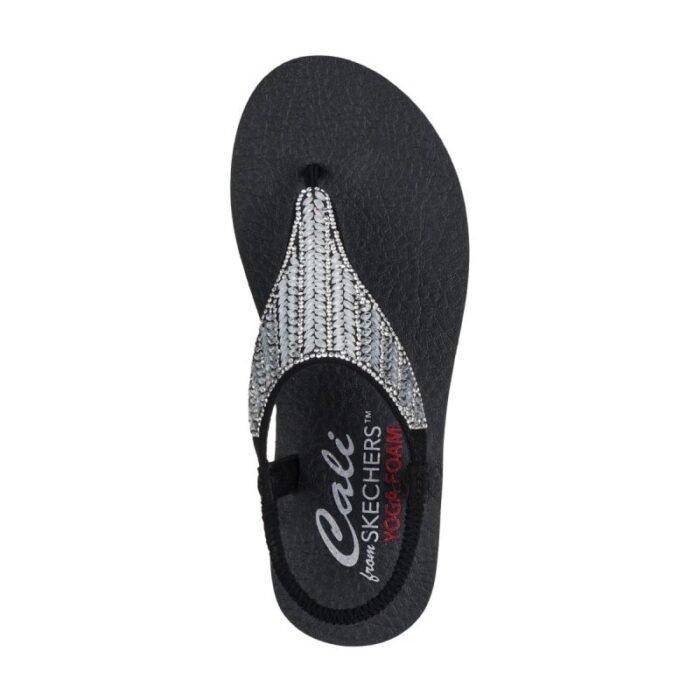 Ayakkabılar - Skechers Meditation Sandalet - Glamorous Muse Siyah Kadın Sandalet - Görsel 4