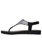 Ayakkabılar - Skechers Meditation Sandalet - Glamorous Muse Siyah Kadın Sandalet - Görsel 2