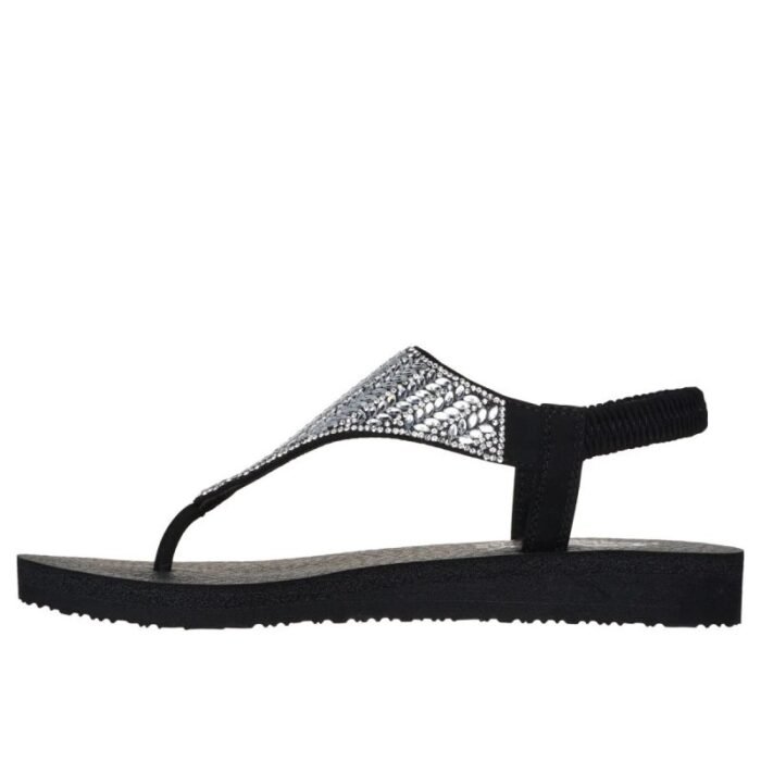 Ayakkabılar - Skechers Meditation Sandalet - Glamorous Muse Siyah Kadın Sandalet - Görsel 2