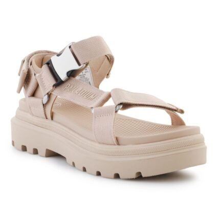 Ayakkabılar - Palladium Pallacruise Strap Sandalet - Beige Tan Renk Seçeneği - Ana Görsel