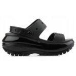 Ayakkabılar - Crocs Classic Mega Crush W 207989 Terlik Siyah - Ana Görsel