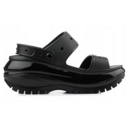 Ayakkabılar - Crocs Classic Mega Crush W 207989 Terlik Siyah - Ana Görsel