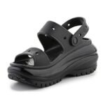 Ayakkabılar - Crocs Classic Mega Crush W 207989 Terlik Siyah - Görsel 3