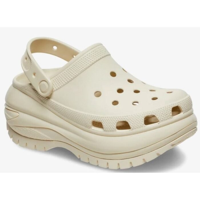 Ayakkabılar - Crocs Mega Crush Clog 207988 Bej - Görsel 5