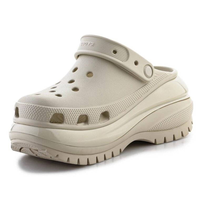 Ayakkabılar - Crocs Mega Crush Clog 207988 Bej - Görsel 2