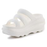 Ayakkabılar - Crocs Mega Crush Triple Strap Kadın Terlik Chalk Rengi - Görsel 5