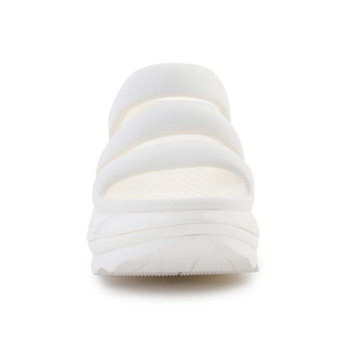 Ayakkabılar - Crocs Mega Crush Triple Strap Kadın Terlik Chalk Rengi - Görsel 4