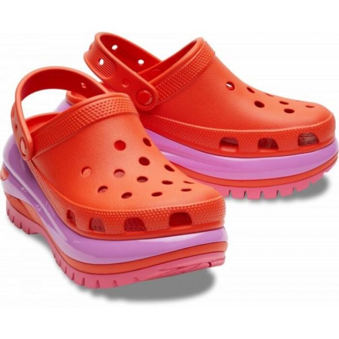 Ayakkabılar - Crocs Mega Crush Clog - Lava Rengi - Görsel 8