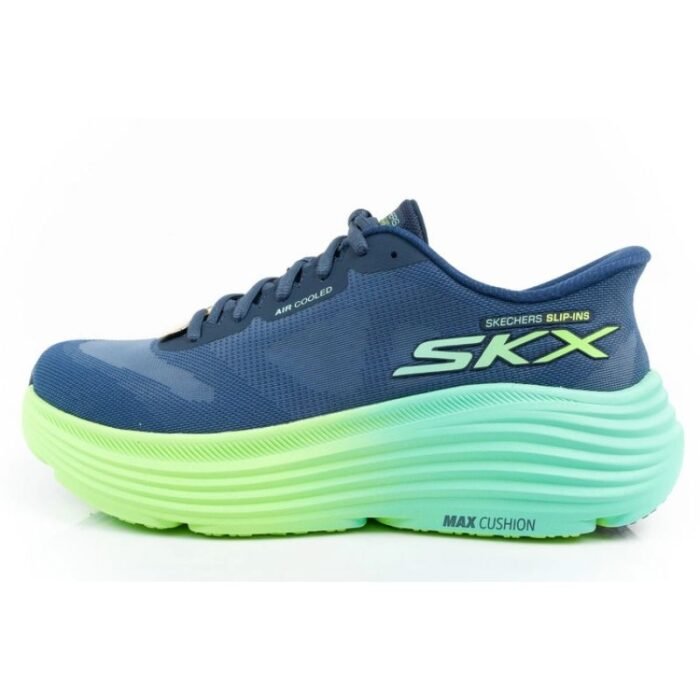 Ayakkabılar - Skechers Max Cushioning Slip-Ins Vegan Kadın Spor Ayakkabı - Konforlu ve Hafif - Görsel 6