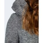 Sadece Gri Polyester Kaban - Görsel 5