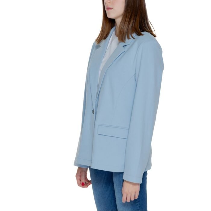 Sadece Mavi Polyester Blazer Ceket - Görsel 3